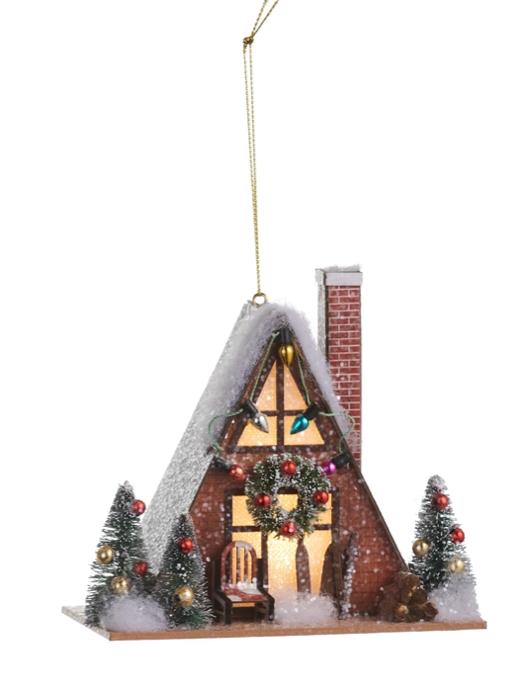 Ski Lodge Wreath
