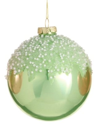 Icing Drizzle Ball Ornament