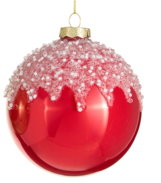 Icing Drizzle Ball Ornament