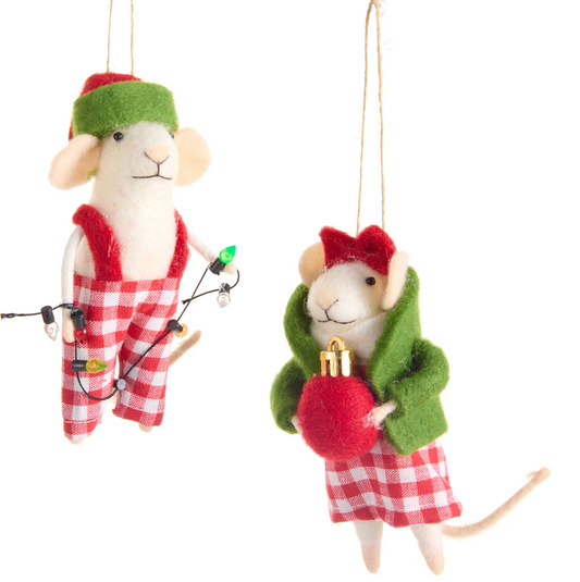 Pajama Mouse Ornament