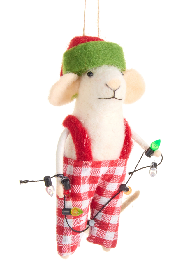 Pajama Mouse Ornament