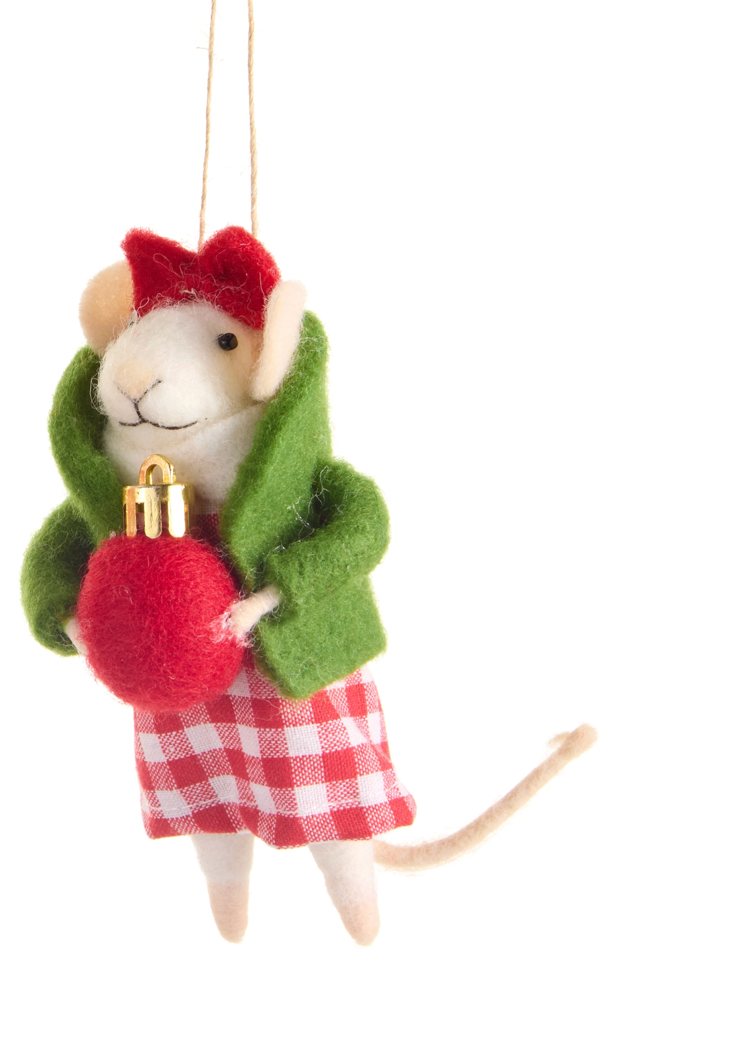 Pajama Mouse Ornament