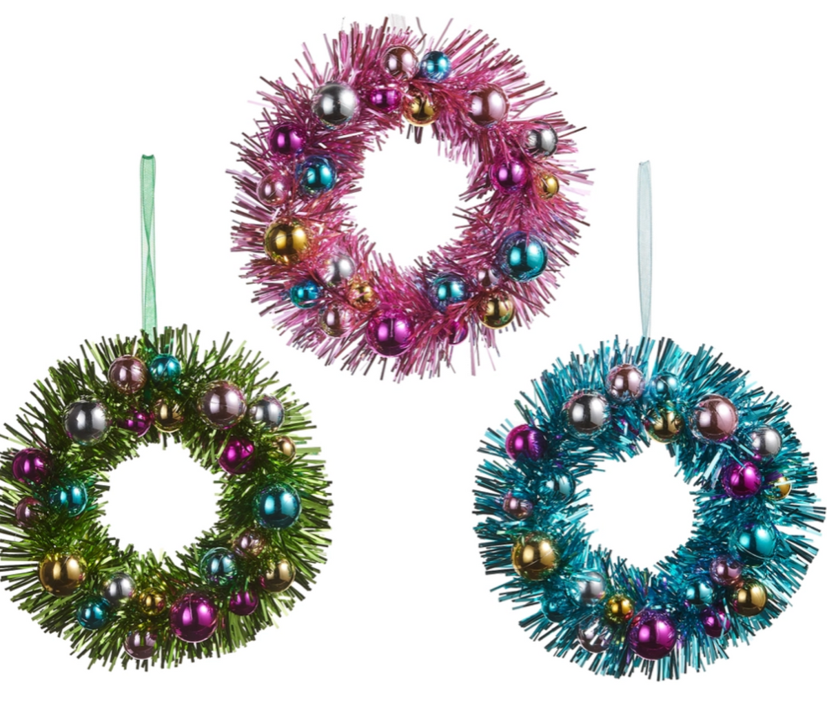 Tinsel Wreath Ornament