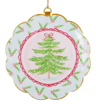 Pastel Nutcracker Scalloped Frame Ornament